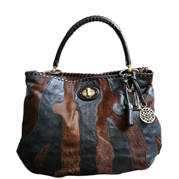 Coch Luxurious Haircalf & Leather XL Hobo - Picture 1 of 5